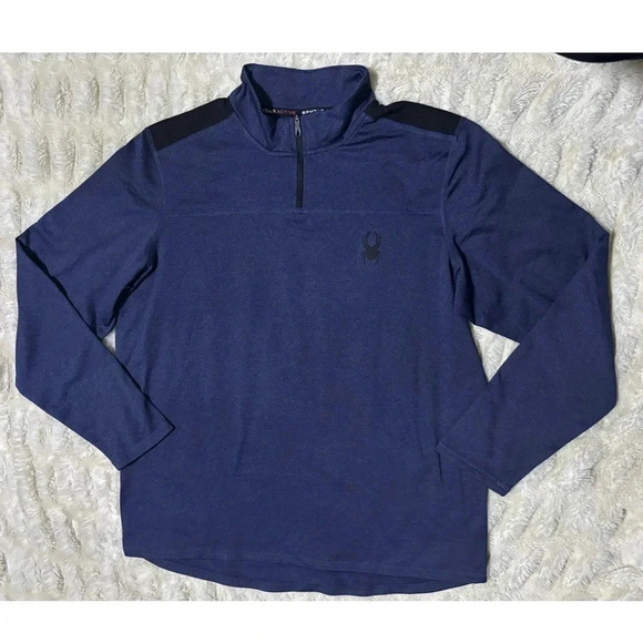 Spyder Active Performance Men's Pull Over Long Sleeve Shirt - Picture 5 of 14